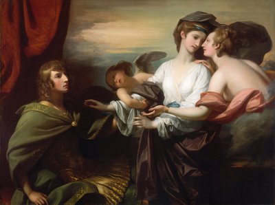 Helen trouxe para Paris, 1776 de Benjamin West