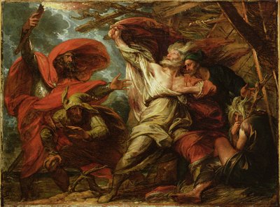 Rei Lear, c.1788 de Benjamin West