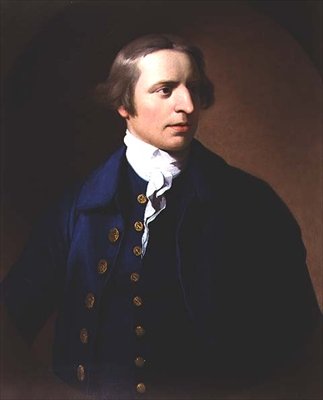 Mr. Fall (um dos dois com a esposa) de Benjamin West
