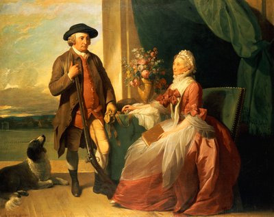 Sr. Robert Grafton e Sra. Mary Partridge Wells Grafton, 1773 de Benjamin West