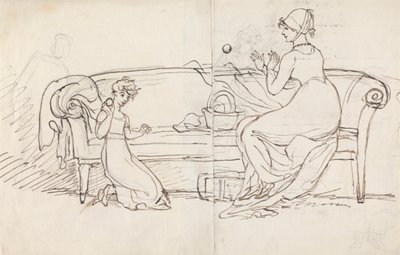 A Sra. West e a Filha Apanham de Benjamin West