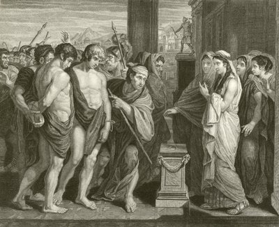 Pylades e Orestes de Benjamin West