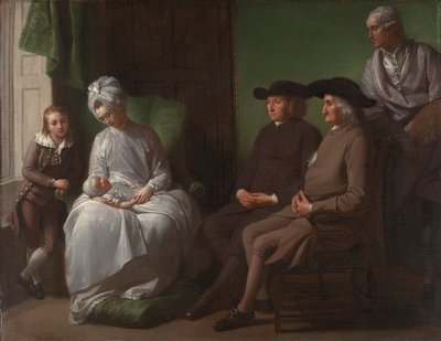 O Artista e a sua Família de Benjamin West
