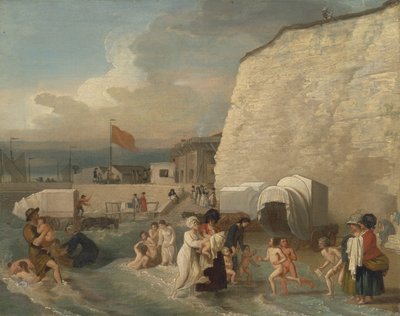 A zona balnear em Ramsgate de Benjamin West