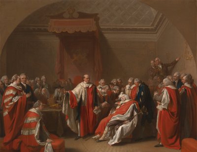 A Morte de Chatham de Benjamin West