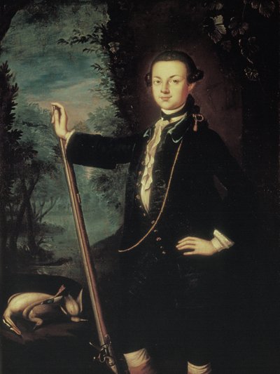Thomas Mifflin (1744-1800), c.1757-59 (óleo sobre tela) de Benjamin West