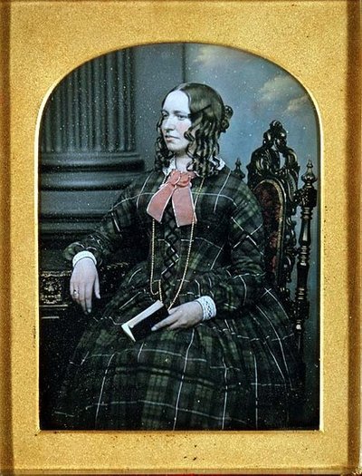 Mary Emma Roper (daguerreótipo) de Benjamin West and Edward Kilburn