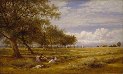 Um Hayfield inglês, 1878 de Benjamin Williams Leader