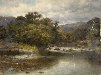 Sobre o rio Llugwy de Benjamin Williams Leader
