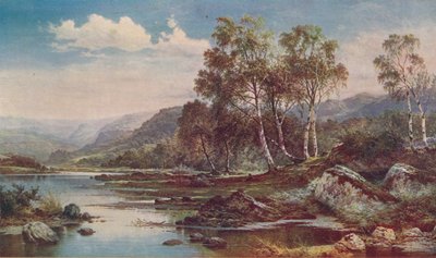 O vale do Llugwy, 1883, c1900 de Benjamin Williams Leader