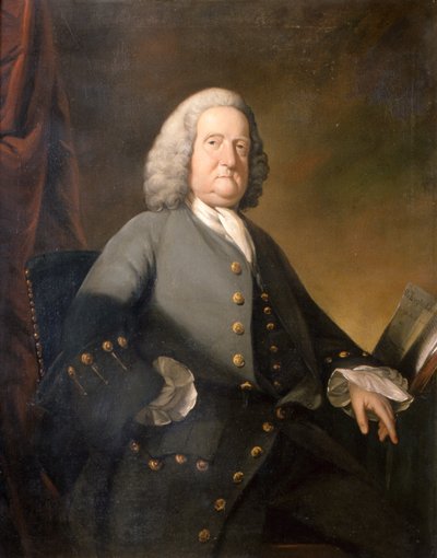Dr. Richard Russell FRS, c.1755 (óleo sobre tela) de Benjamin Wilson
