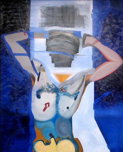 Homme libre, 2006 (óleo e acrílico sobre tela) de Benoit Erwann Boucherot