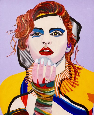 La Nef des fous: Astrid, 2020 (óleo sobre tela) de Benoit Erwann Boucherot