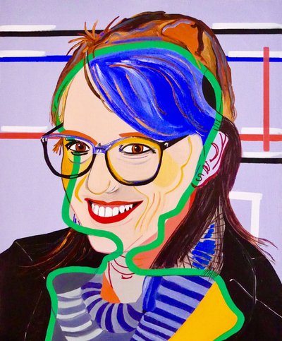 O navio dos tolos : Evelyne, 2020 (óleo sobre tela) de Benoit Erwann Boucherot