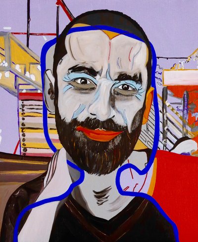 O navio dos tolos : Jonathan, 2020 (óleo sobre tela) de Benoit Erwann Boucherot