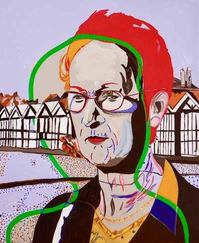 La Nef des fous : Marie Therese, 2020 (óleo sobre tela) de Benoit Erwann Boucherot