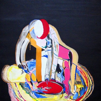 A mulher de Bonnard, 2005 (óleo sobre tela) de Benoit Erwann Boucherot