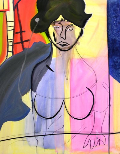 Miss N. 1, 2000 (óleo sobre tela) de Benoit Erwann Boucherot