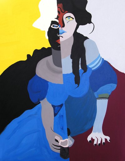 Miss N. 3, 2000 (óleo sobre tela) de Benoit Erwann Boucherot