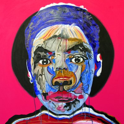 Surportrait : Andy Warhol  Romaric, 2005 (óleo sobre tela) de Benoit Erwann Boucherot