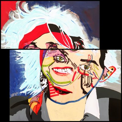 Surportrait : Catherine Mavrikakis, 2019 (acrílico sobre papel) de Benoit Erwann Boucherot