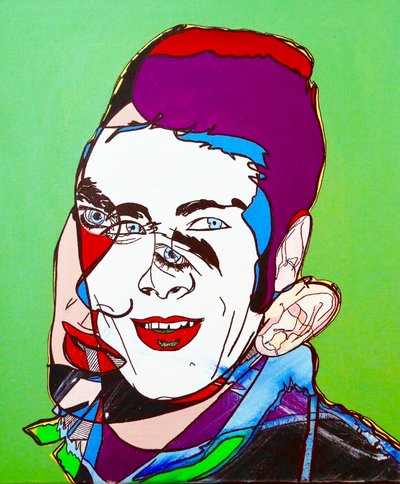 Surportrait : Jimmy Dean, 2005 (óleo sobre tela) de Benoit Erwann Boucherot