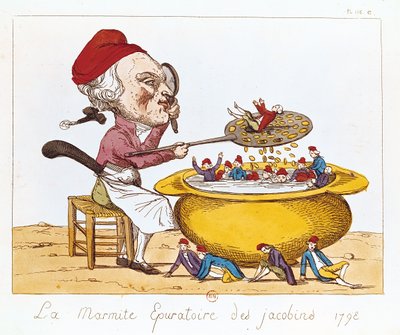 O Pote Purificador dos Jacobinos, 1793 de Benoit Louis Henriquez