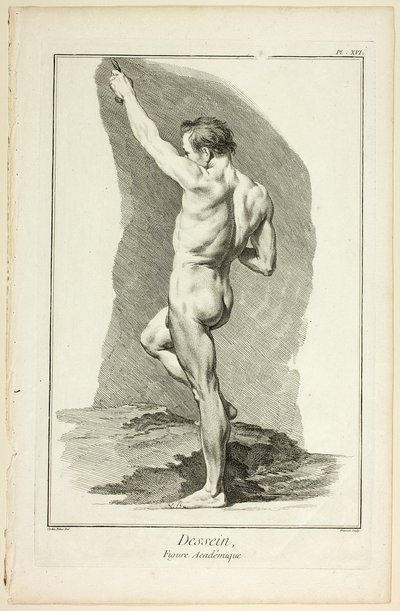 Design: Academic Figure, da Encyclopédie de Benoit Louis Prevost