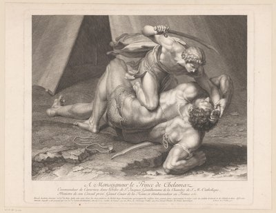 David onthooft Golias de Benoît Audran (I)