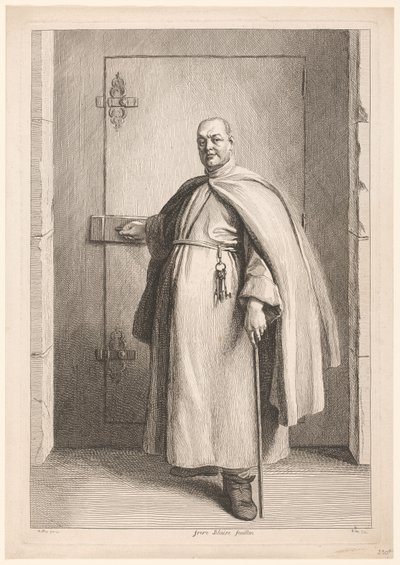 Portret van Blaise de Sainte Marie Donat
Irmão Blaise Feuillan (título sobre o objecto) de Benoît Audran (II)
