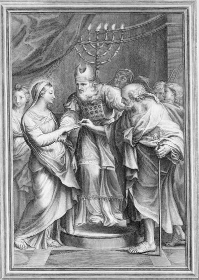 Casamento da Virgem, 1645-1724. de Benoît Farjat
