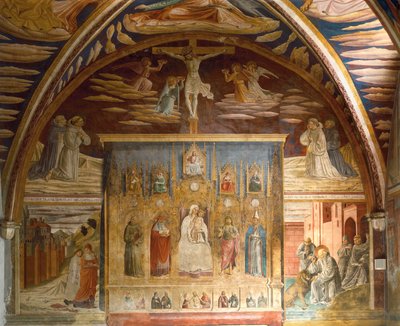 Ciclo de afrescos que retratam a vida de Cristo e São Jerônimo de Benozzo di Lese di Sandro Gozzoli