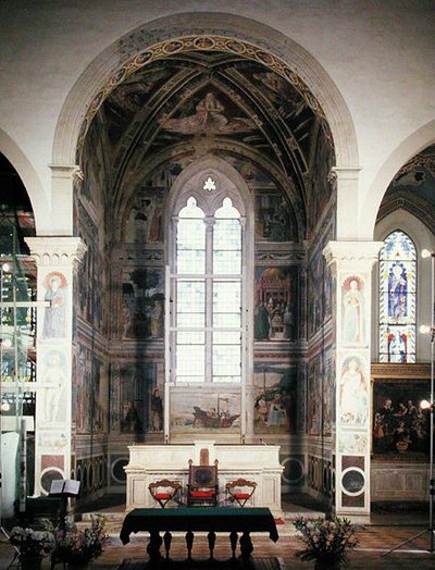 Episódios da Vida de Santo Agostinho, 1463-65 (ver também 192535, 192550, 192551, 192553, 192554) de Benozzo di Lese di Sandro Gozzoli