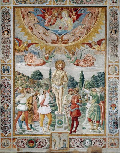 Martírio de São Sebastião de Benozzo di Lese di Sandro Gozzoli