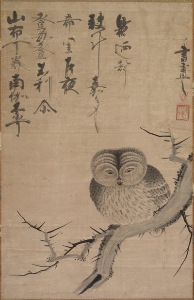 Coruja, 1630-1640. de Bensaku Tsuda