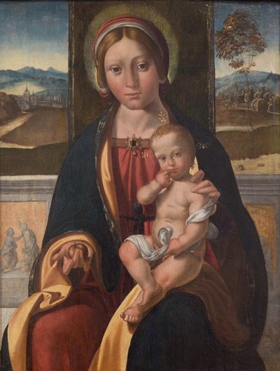 A Virgem e o Menino de Benvenuto Tisi da Garofalo