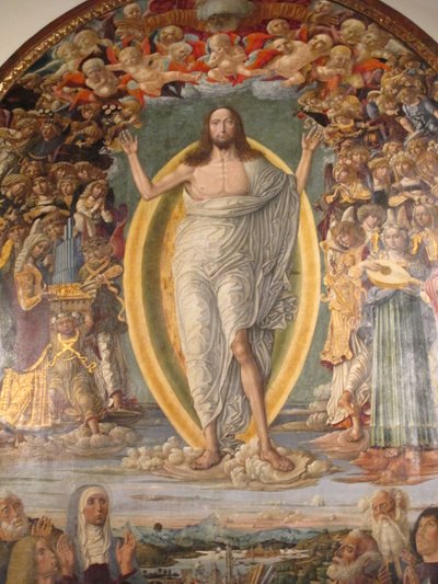 acolhimento de joão, ascensão de jesus 02 de Benvenuto di Giovanni