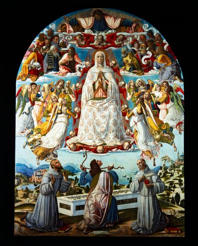 A Assunção da Virgem de Benvenuto di Giovanni