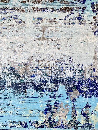 Textura azul envelhecida de Berit Pihl