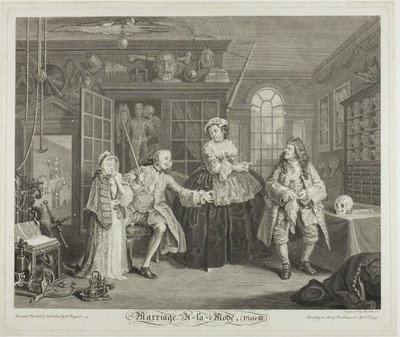 Placa Três, de Casamento à la Mode de Bernard Baron