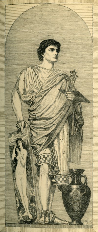 Apelles: projeto para um mosaico, c1864, 1881. de Bernard Collier