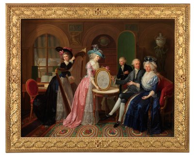 Retrato da família Villers de Bernard Duvivier