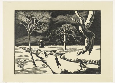 Cara de inverno, fólio de Bernard Essers