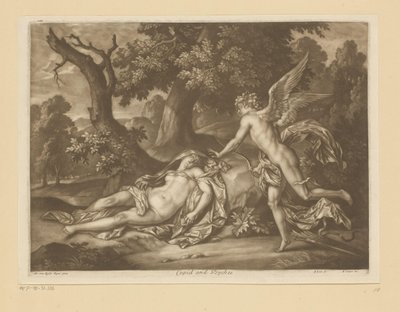 Cupido en Psyche
Cupido e Psyches (título sobre o objecto) de Bernard Lens (II)