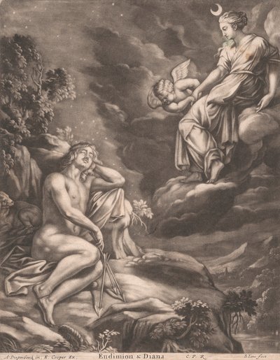 Endymion e Diana de Bernard Lens