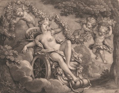 Flora e Putti de Bernard Lens