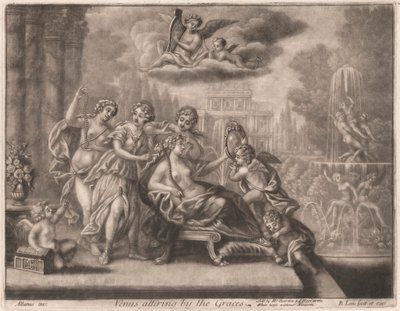 Vénus Attiring by the Graces de Bernard Lens