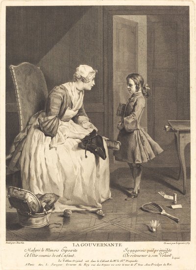 Governanta de Bernard Lépicié after Jean Siméon Chardin