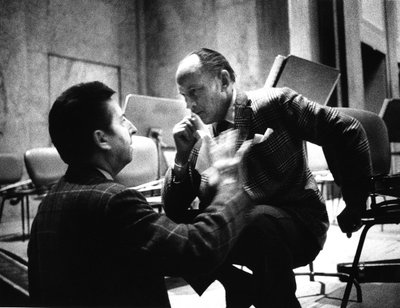 Henri DUTILLEUX com Paul Sacher, século XX. de Bernard Perrine