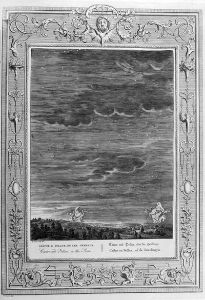 Castor e Pollux (gravura) de Bernard Picart